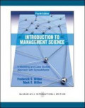 Introduction to management sciene a modeling and case studies approach with spreadsheets