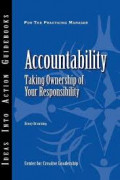 Accountability taking ownership of your responsiblity