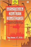 Manajemen Kontrak Kontruksi
