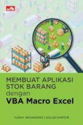 Membuat aplikasi stok barang dengan Vba macro excel