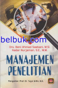 Manajemen penelitian