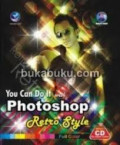 You can do it with photoshop retro style