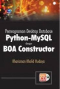 Pemrograman desktop database python-mysql dengan boa constructor