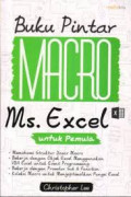 Buku pintar MACRO Ms. excel untuk pemula