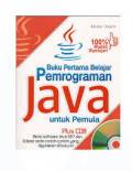 Buku pertama belajar pemrograman java untuk pemula