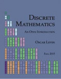 Discrete Mathematics  An Open Introduction