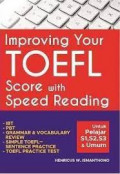 Buku Improving Your TOEFL Score With Speed Reading